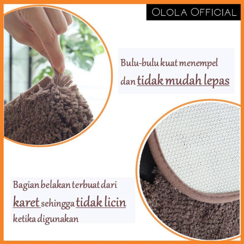 Keset Kamar Mandi Anti Slip Karpet Kamar Mandi Permadani Kamar Mandi Karpet Kamar Mandi