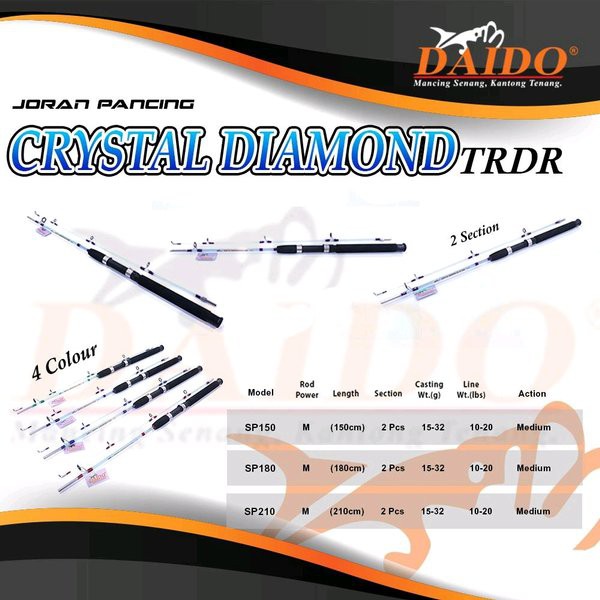 joran daido solid crystal diamond 210 joran fiber drat