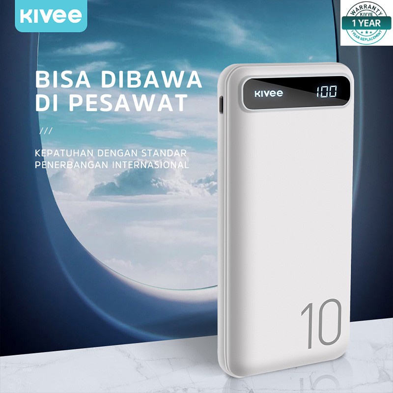 HARGA PROMO - Power Bank Dual USB 10000mAh TYPE-C - power bank cepat dengan indikator LED - power bank 10000mah 2.1A dual USB LED digital display - PowerBank 18W 10000Mah dual USB portable QC3.0+PD fast charging - power bank type c past charging