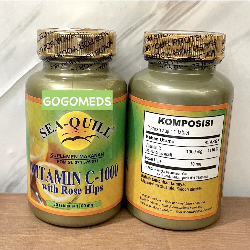 SEA QUILL VITAMIN C -1000 WITH ROSE HIPS ISI 30 TABLET SEA-QUILL VITAMIN C 1000MG