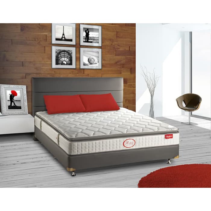 Romance Kasur Springbed R145 Pillow Top - Full Set - Khusus Jabodetabek