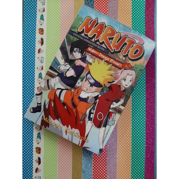 Komik Naruto Official Animation Book: Hiden-douga emaki full color | preloved