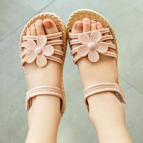 Juragan Junior [COD] Sandal ZEBYA Anak Perempuan Jelly Import Size 24-35