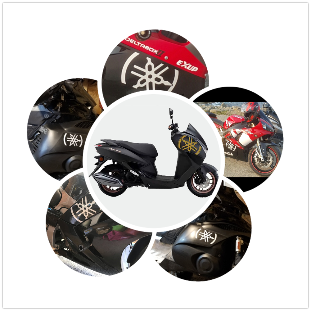 (On Sale) Stiker Reflektif Penutup Goresan Sepeda Motor Balap Yamaha 20.5x11.5cm