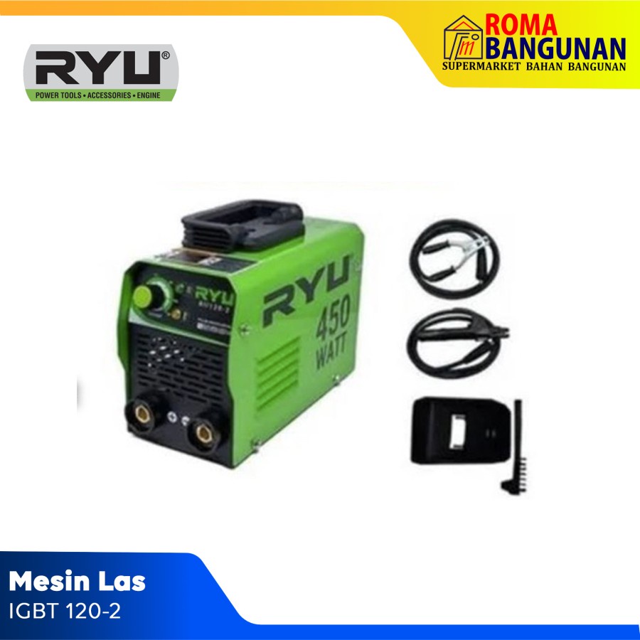 Ryu Mesin Travo LAS Listrik RII 120-2 INVERTER IGBT 120-2 450 WATT