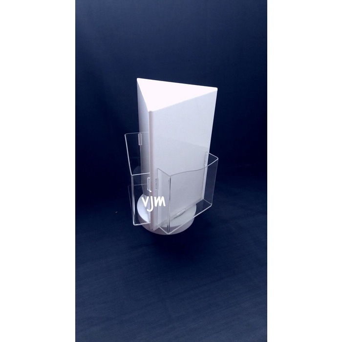 

Paper | Acrylic Tempat Brosur Folio :3 ( Putar/3Sisi ) Murah Baru