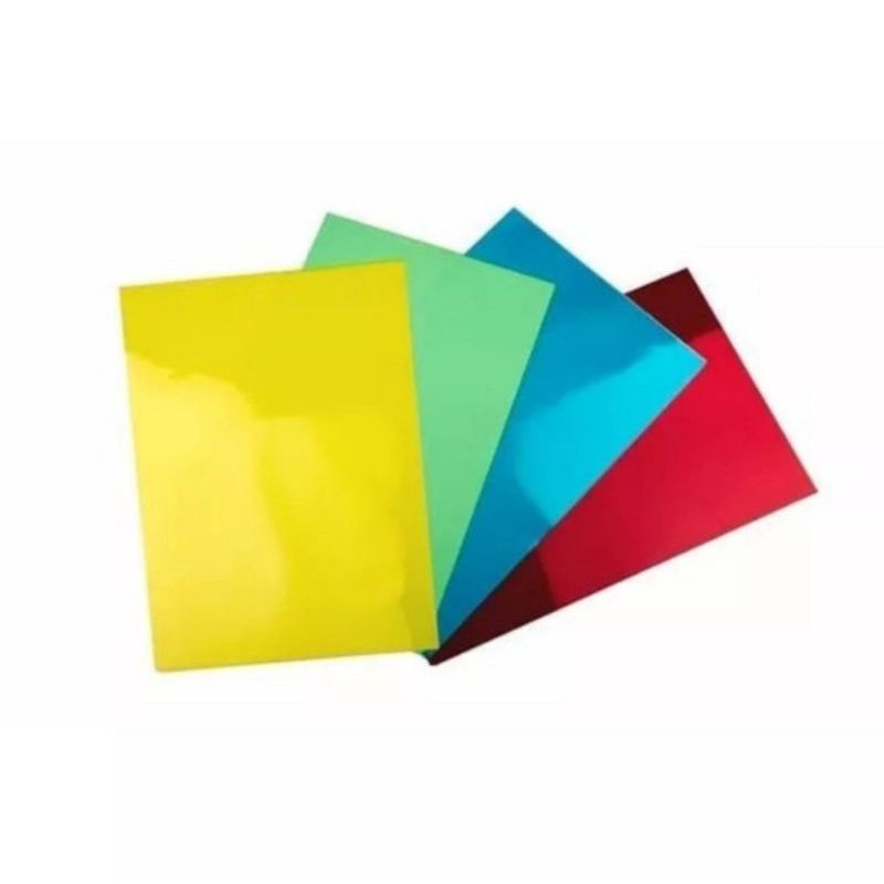 

Plastik Cover Jilid Mika Film Folio 0.10mm Isi 100 Lembar (1 Pack)