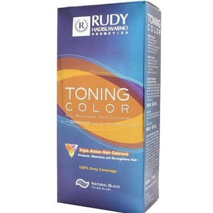 Rudy Hadisuwarno Hair Toning Color Natural Black 60ml