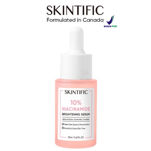 SKINTIFIC 10% Niacinamide Brightening Serum 20ml BPOM