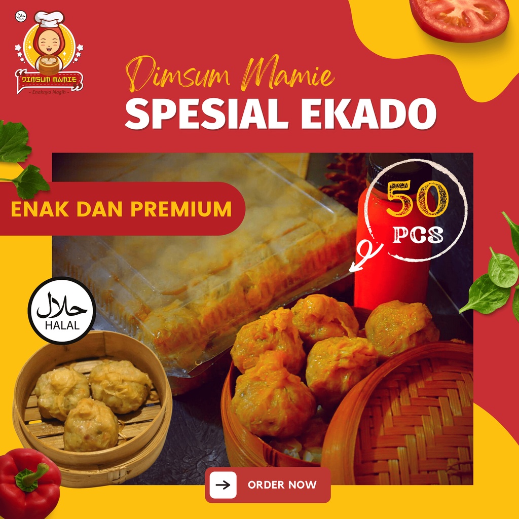 

DIMSUM MAMIE EKADO Halal Isi 50 + SAUS 250 ml