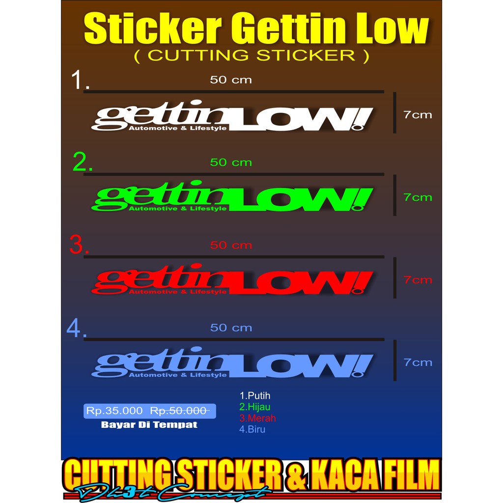 

STIKER GETTINLOW
