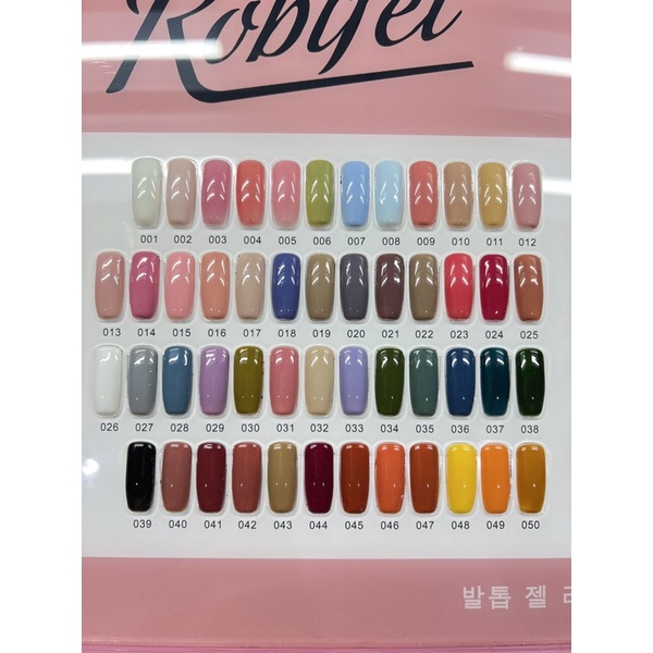 ROBIFEL Nail Polish Gel 15ml Korean Kutek Gel UV (PART #1)