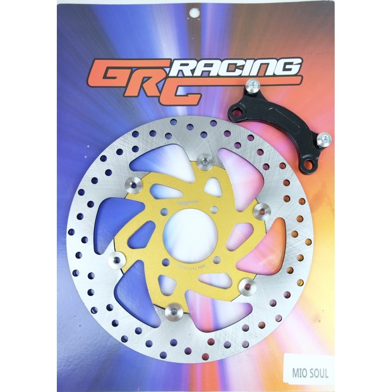 piringan cakram GRC RACING floating 267mm plus breket MX MIO SOUL BEAT MODEL 1:1 PSM YAMAHA YZ125