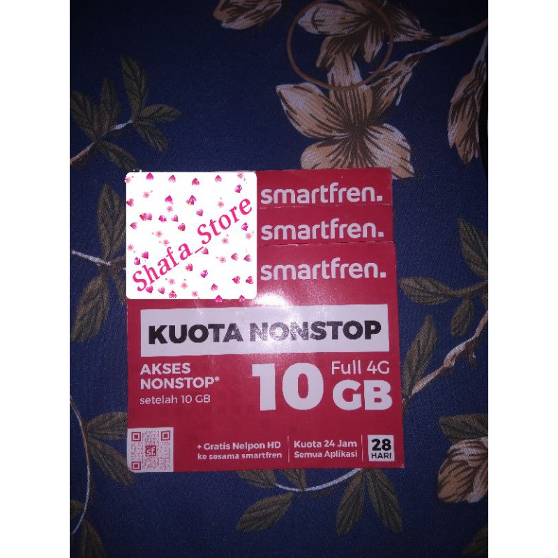 Smartfren 10GB Kuota NONSTOP Full 24 jam
