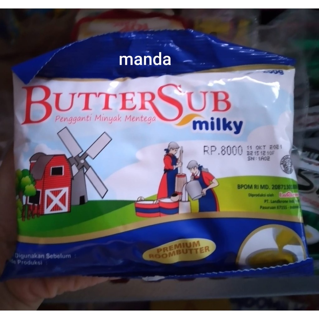 

Butter Sub Milky Roombutter Premium 250 gr