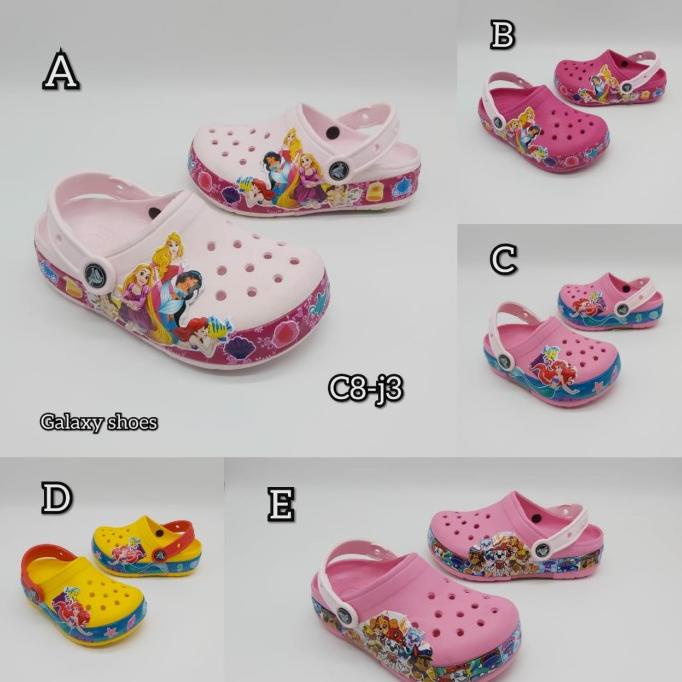 crocs anak LED cwe 25-35 original