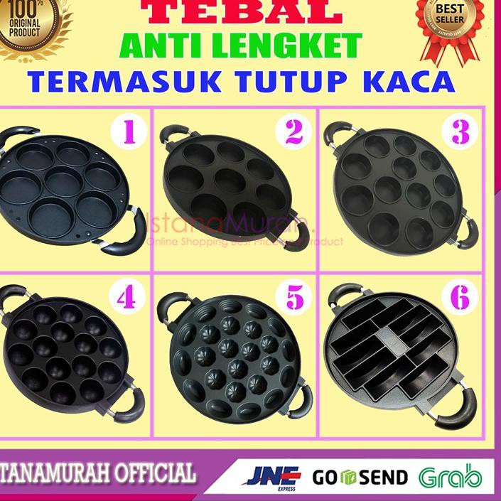 Original MULTI CETAKAN KUE HAPPY CALL Teflon / Martabak mini CUBIT Donat PUKIS ➽➽➽
