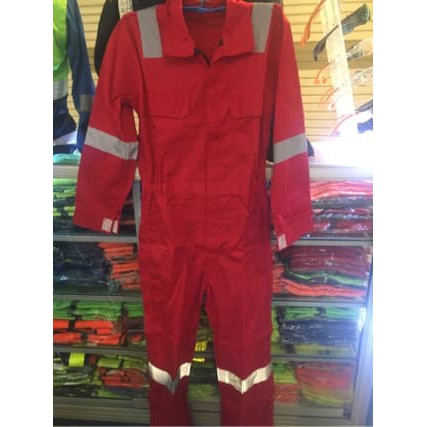 BISA COD coverall   wearpack safety   seragam baju kerja   biru pertamina  m