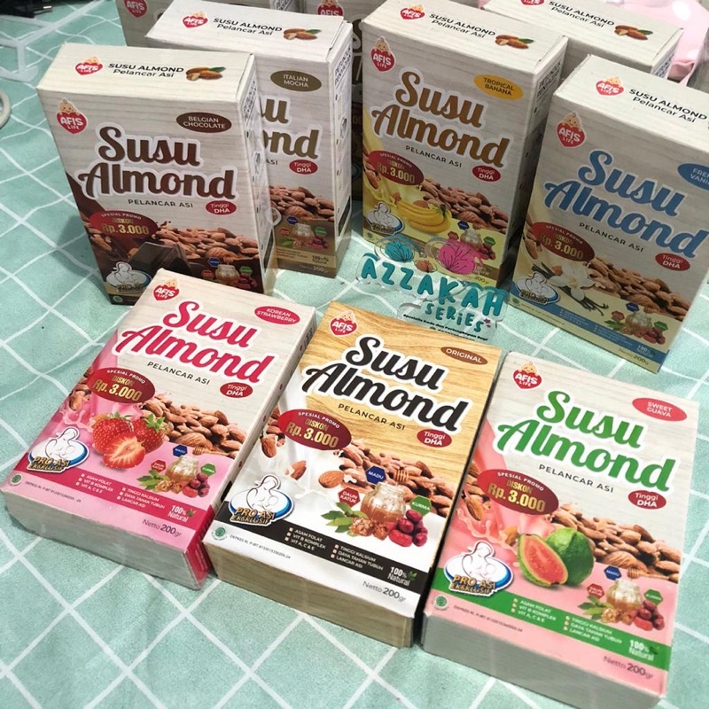 

susu almond afis life / asi booster / pelancar asi