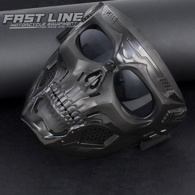 Masker Topeng Tengkorak Biker Motor Keren Garang / Mask Wajah Helm