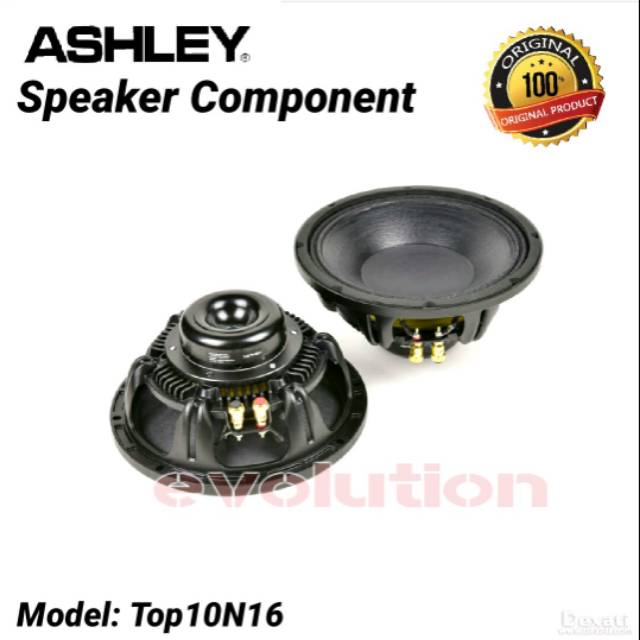 Speaker Component Ashley Top10N16 Woofer 10 inch Original
.EVOLUTION