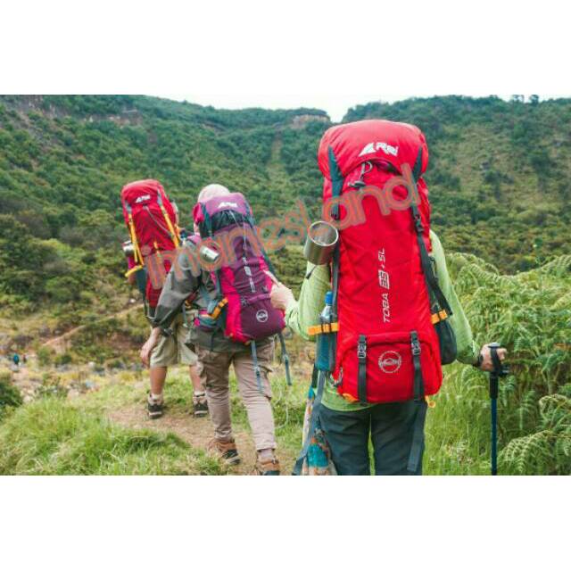 Tas Punggung Gunung Backpack Semi Carrier Keril Rei Toba 35 + 5 35+5 + Raincover Bag Bonus Matras
