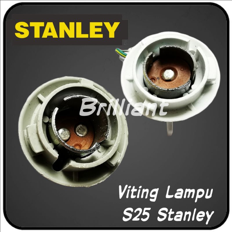 Soket Lampu Viting S25 - Kaki 1 Kaki 2 - Single Dobel - Viting Kupingan / Besi