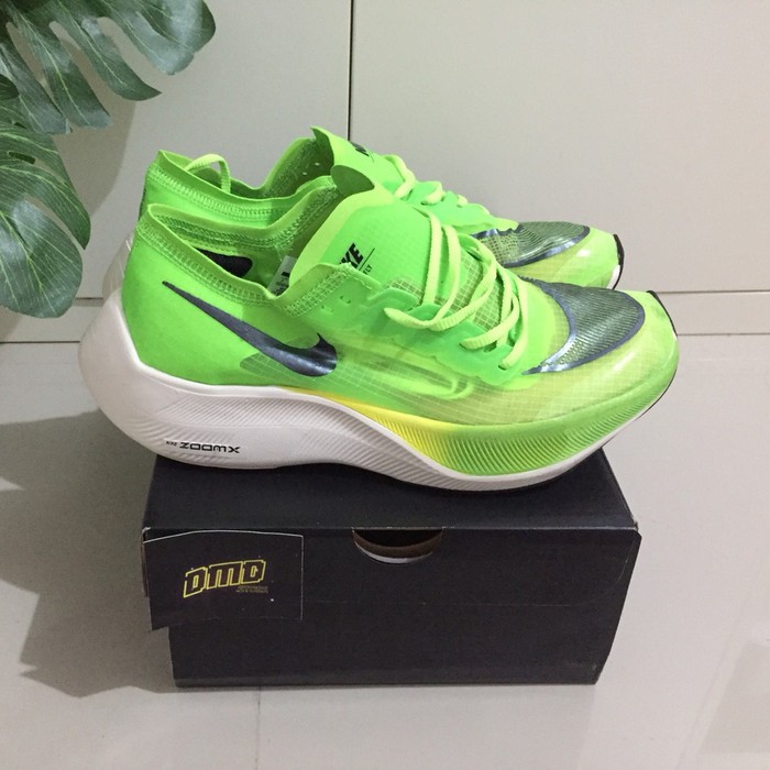 TERMURAH SEPATU NIKE ZOOM VAPORFLY NEXT PERCENT GREEN SNEAKERS RUNNING ORIGINAL IMPORT