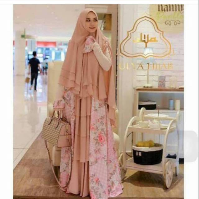 Syari ulya hijab choco rose SALE