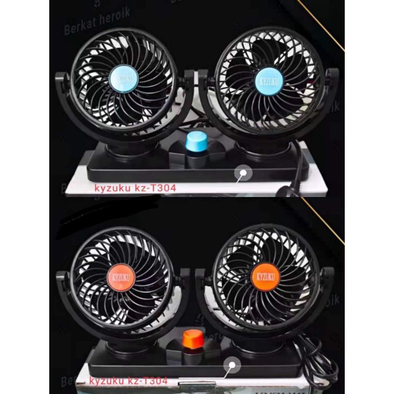 Kipas angin mobil T303/T304 24v kipas mobil/car cooling double fan