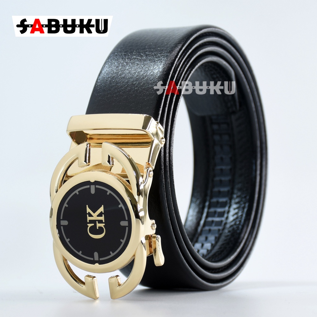 Ikat Pinggang Pria Model Rell Outo Lock Sabuk Rell Otomatis  Mewah Korea  - 064