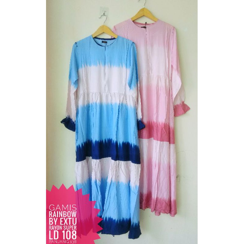Gamis Pelangi Ori By Extu