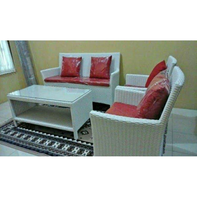 KURSI TAMU ROTAN SINTETIS MODEL HAWAI