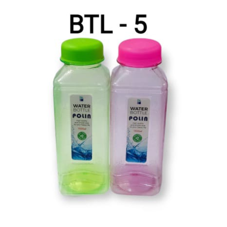 BOTOL AIR PLASTIK BULAT WARNA WARNA-WARNI (MAMASHOPP88)