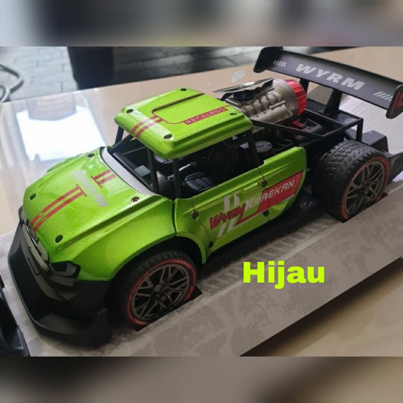 Mobil remot RC Metal Alloy 2.4Ghz Drift Mainan Anak Remot Control
