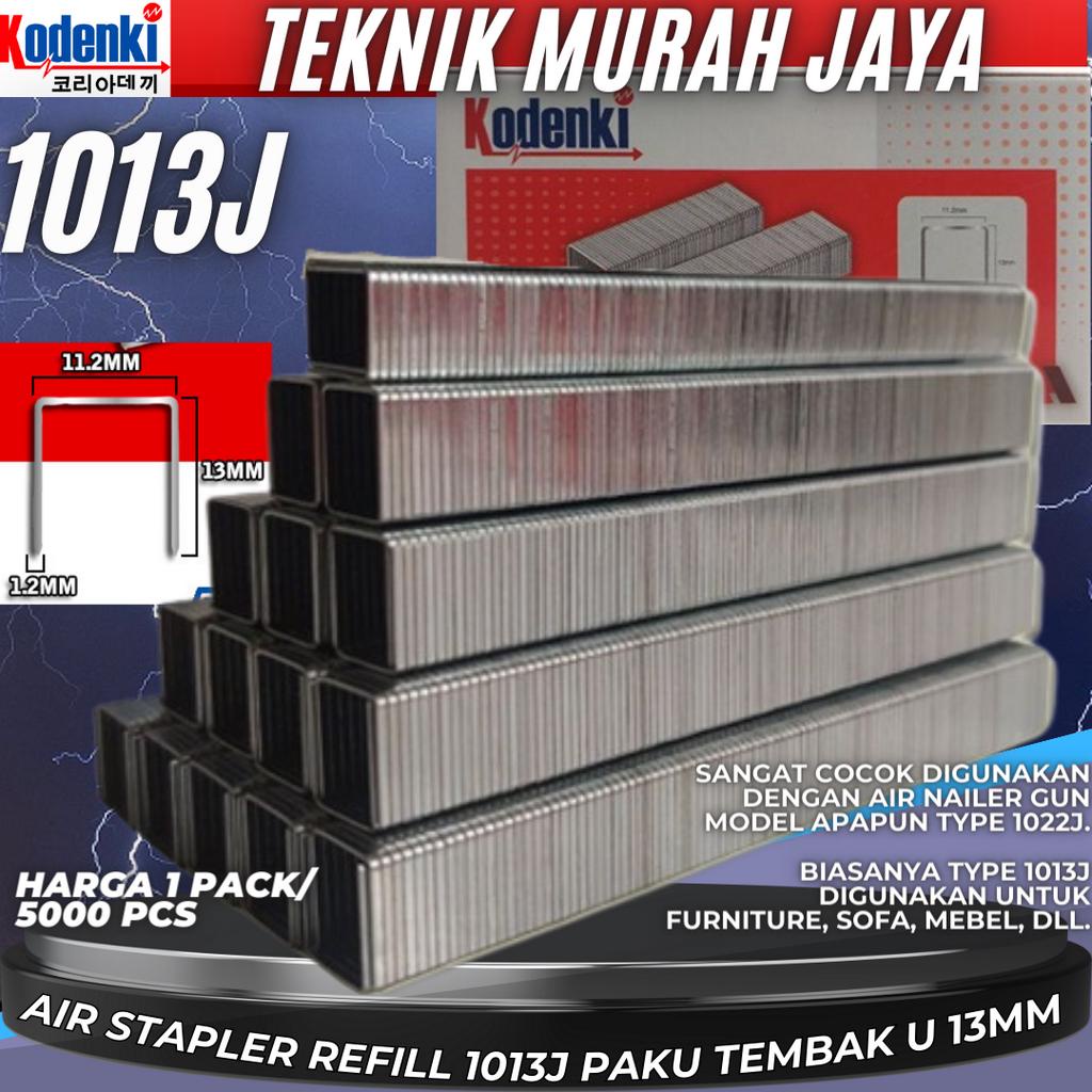 

KODENKI Isi Ulang Straples Staples Angin Air Stapler Refill 1013J Paku Tembak U 13mm Benz Xenon
