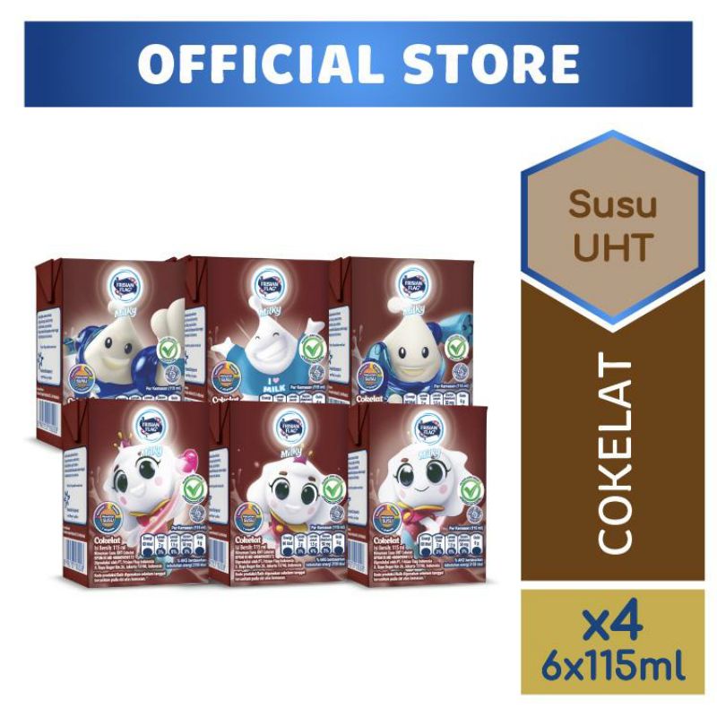 

Frisian flag mini Zuzhu isi 6 COKELAT/STRAWBERRY