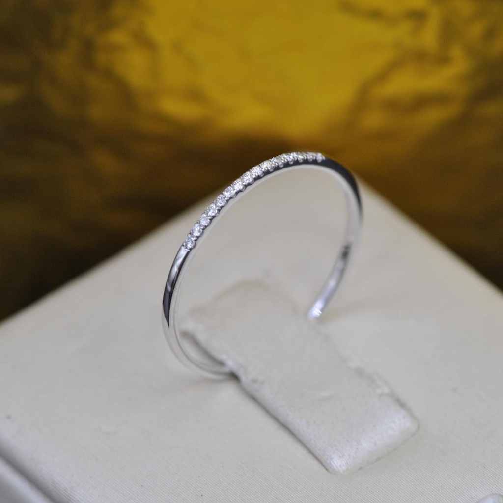 Promo Cincin Berlian Wanita Model Listring | Berlian asli eropa & emas 750