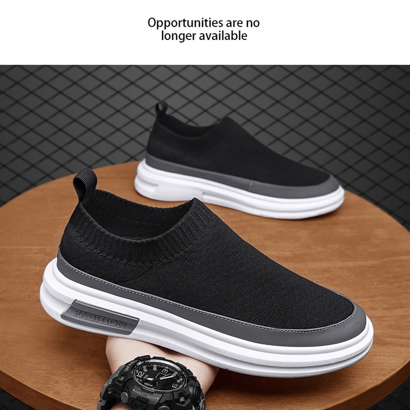 Toread Sepatu Slip On Pria Fashion Casual Sepatu Lari MR136