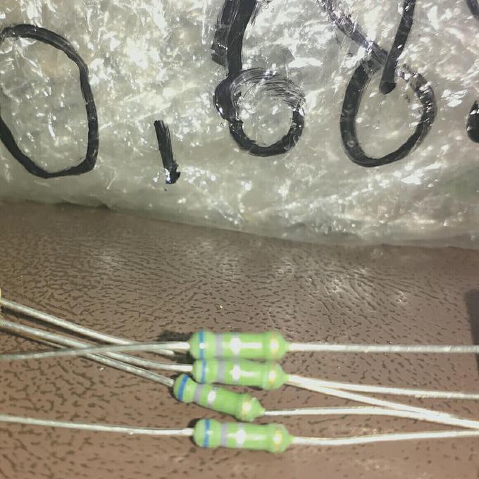 0.68ohm 2watt R68 1w Resistor mttban99 dijamin