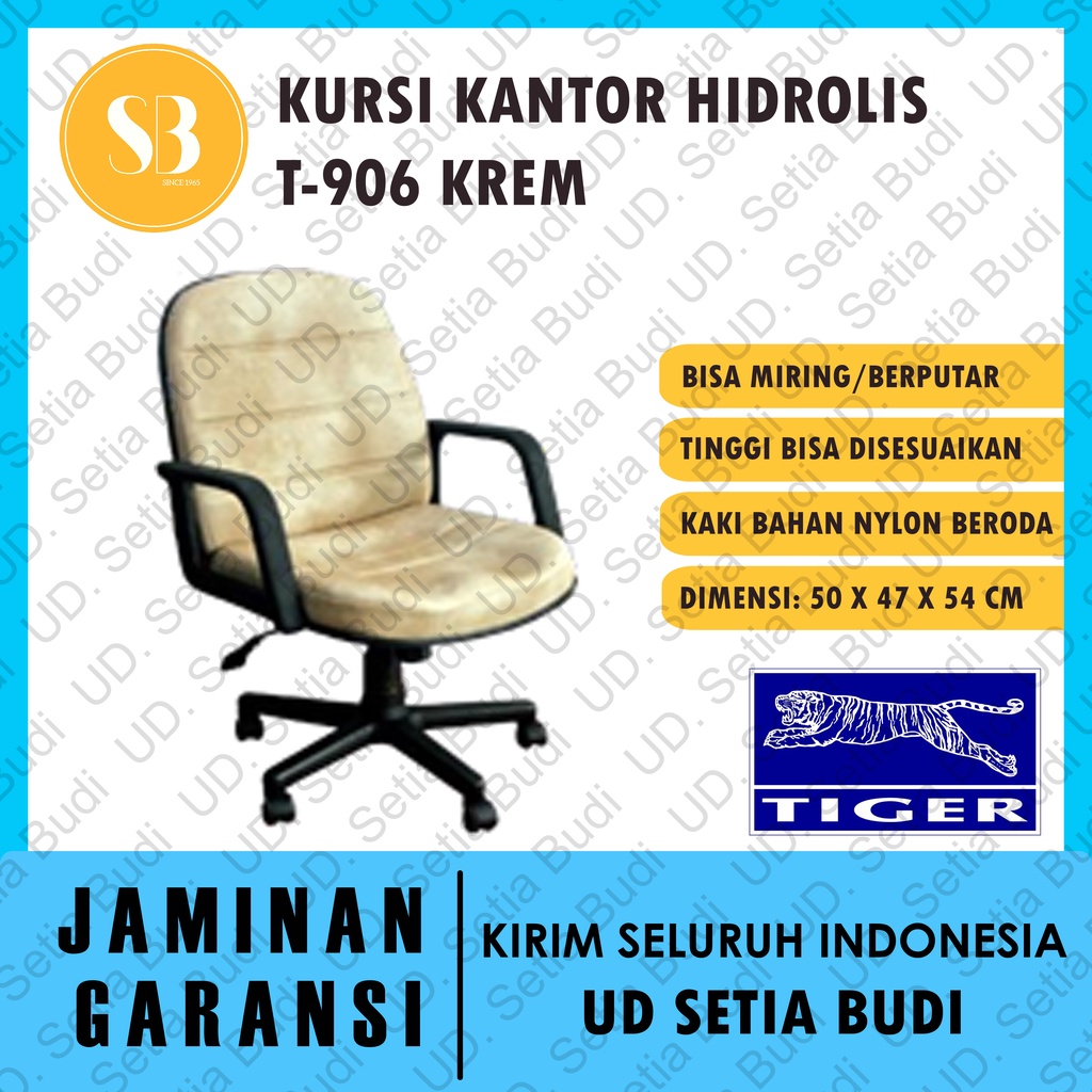 Kursi Kantor Hidrolik Staff Tiger T-906