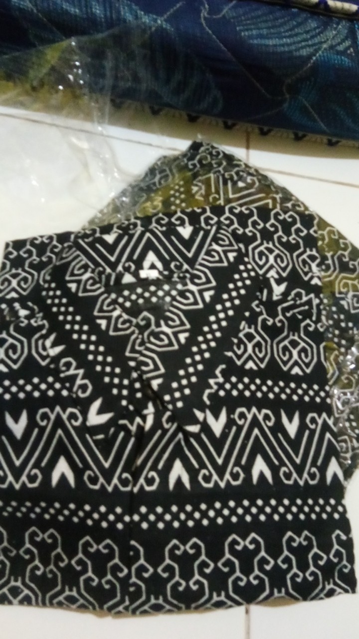 Bswart Batik Hrb026 Kenongo Hem Pendek Padi Pekalongan M L Xl Batik Pria Murah Modern Grosir