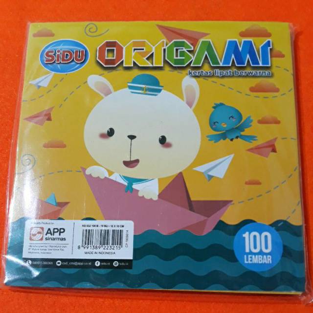 

Kertas lipat origami SIDU 100lembar