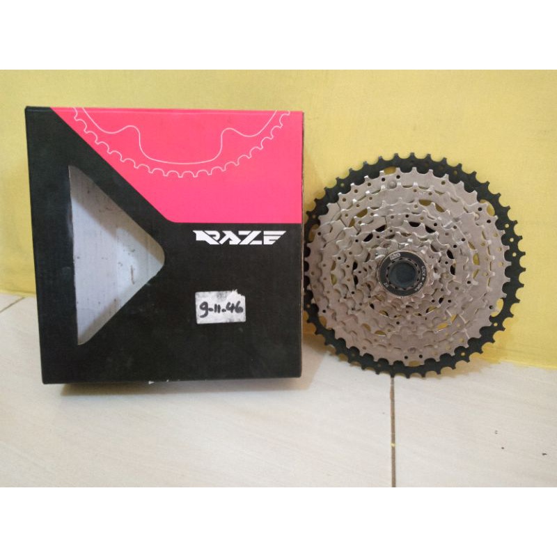 sproket RAze 9 speed 11-46 T