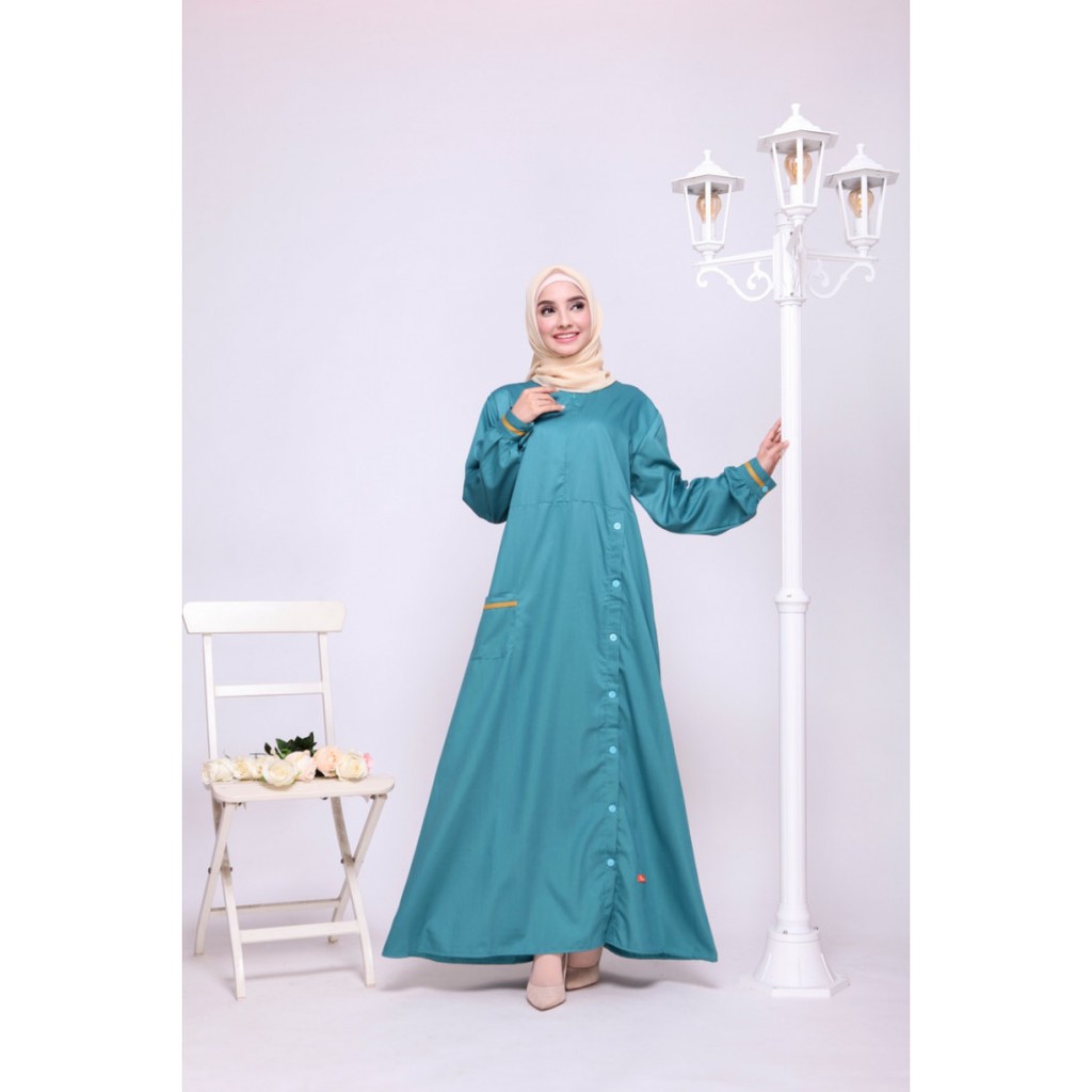 NIBRAS GAMIS KATUN TOYOBO NBC 01 HIJAU BOTOL