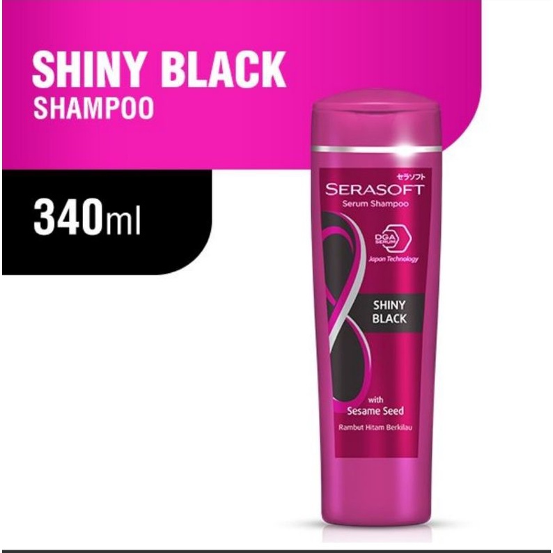 SERASOFT Shampoo Shiny Black 340ml