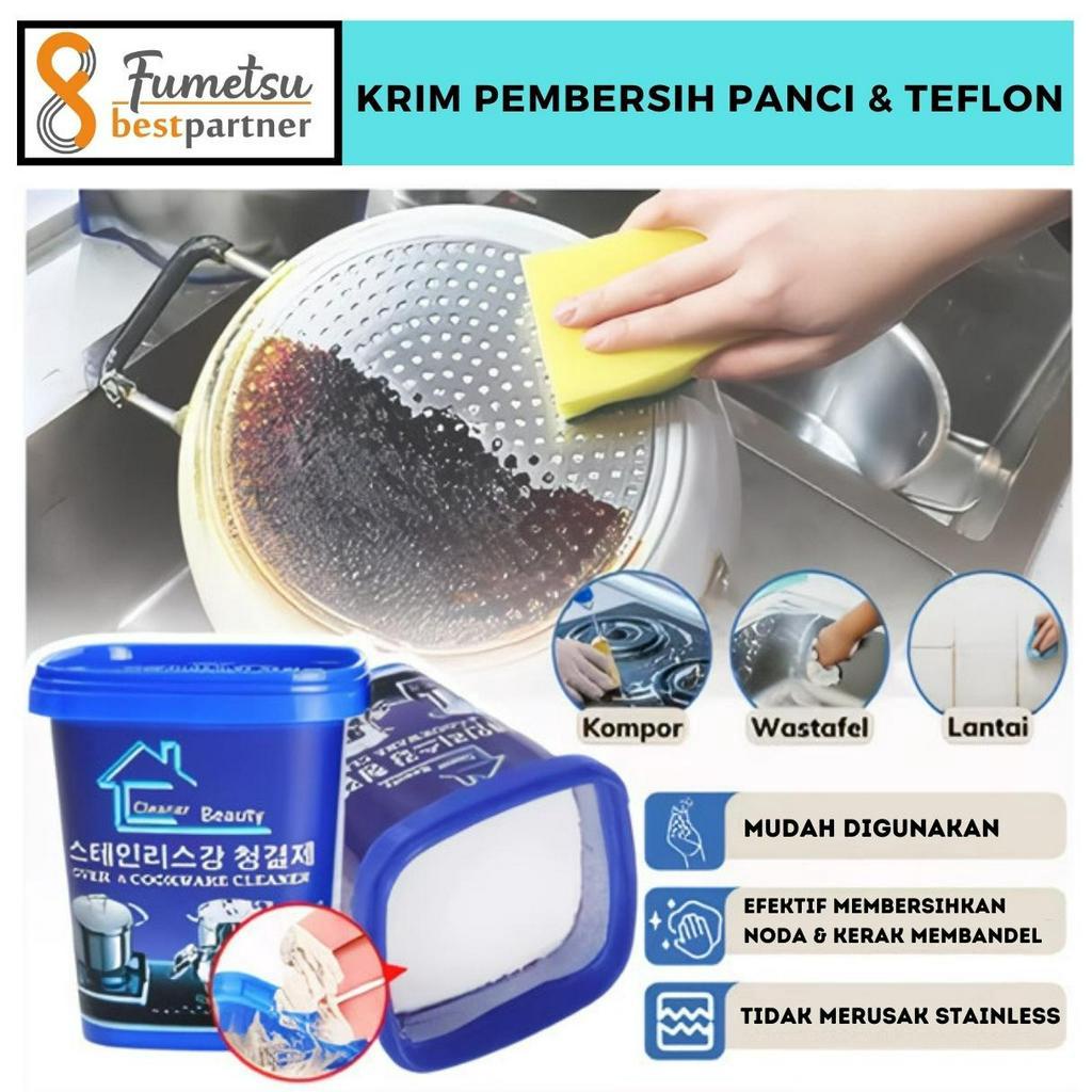 Krim Pembersih Panci Stainles Kerak / Krim Penghilang kotoran Panci