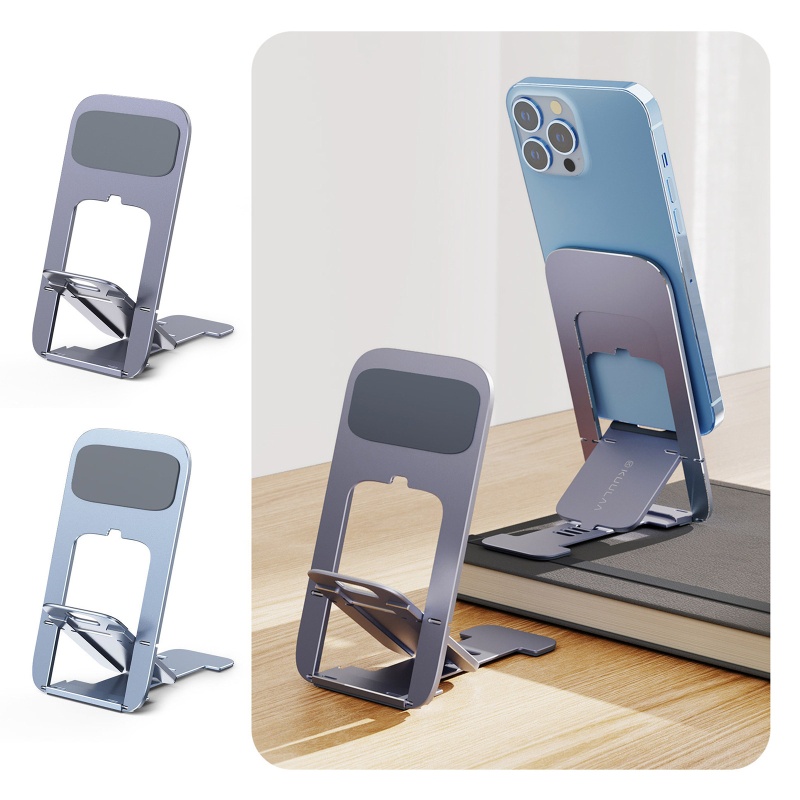 Cre Stand Dudukan Handphone Bahan Aluminum Alloy Dengan Bantalan Silikon