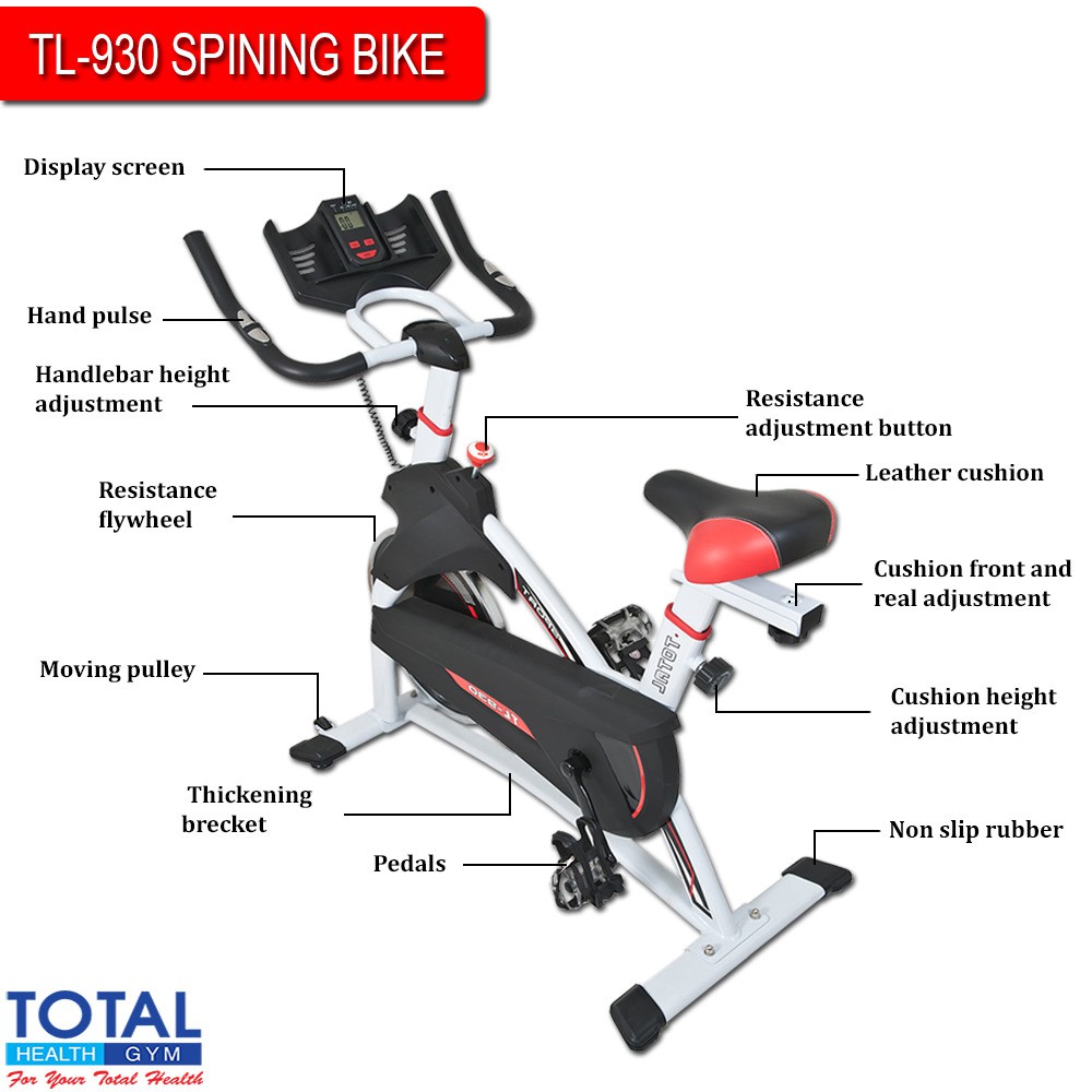 Sepeda Fitnes Statis Spinning Bike TL-930
