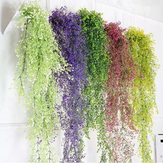 Daun Anggrek Juntai Plastik Gantung Osear Artificial